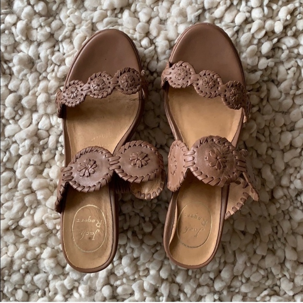 Jack Rogers cork wedges